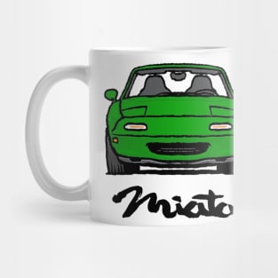 MX5 Miata NA Light Green Mug